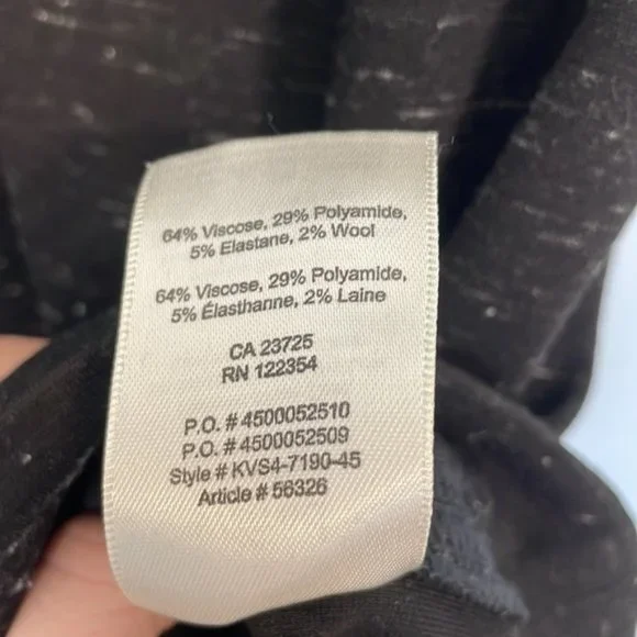 Wilfred Heathered Black Pencil Skirt Size Large - Picture 5 of 5